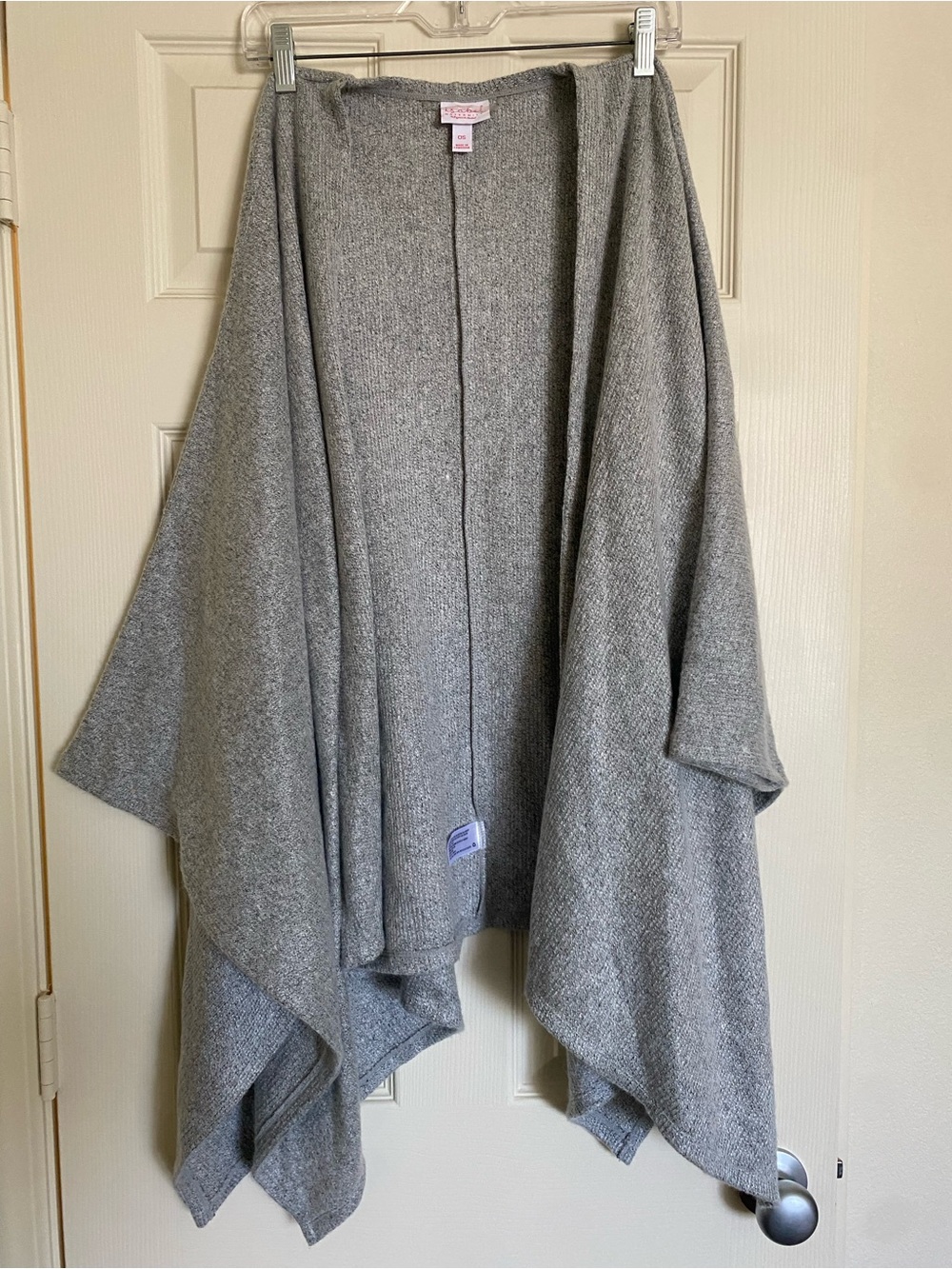 Isabel Maternity by Ingrid & Isabel Heather Gray Knit Wrap Cardigan